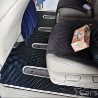 Автомобильные коврики EVA на Kia Carnival III (7мест) 2+3 без трансформеров (2014-2021)