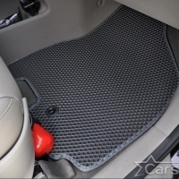 Автомобильные коврики EVA на Kia Carnival III (7мест) 2+3 без трансформеров (2014-2021)