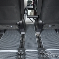 Коврики текстильные на Toyota Vellfire I пр.руль (2008-2014) 2 ряд - 2 места