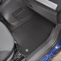 Коврики текстильные на Opel Zafira B 3 ряда (2005-2014) 