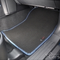 Коврики текстильные на Toyota Land Cruiser Prado 150 рестайл 3 ряда (2013->)