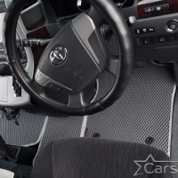 Двухслойные коврики EVA на Toyota Vellfire I пр.руль (2008-2014) 2 ряд - 2 места