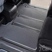 Двухслойные коврики EVA на Toyota Vellfire I пр.руль (2008-2014) 2 ряд - 2 места
