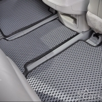 Двухслойные коврики EVA на Toyota Sienna III 6 мест (2010-2020)