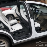 Двухслойные коврики EVA на Tesla Model X 6 мест 3 ряда (2015->) 