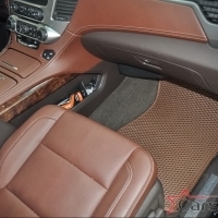 Двухслойные коврики EVA на Chevrolet Tahoe IV 3 ряда (2014->)