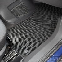 Двухслойные коврики EVA на Opel Zafira B 3 ряда (2005-2014) 