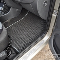 Двухслойные коврики EVA на Lada Largus I _фургон (2012-2021)