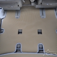 Двухслойные коврики EVA на Toyota Noah-Voxy II пр.руль (2007-2015) 2 ряд - с проходом