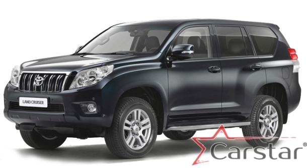 Текстильные коврики для Toyota Land Cruiser Prado 150 пр.руль (2009-2013) 