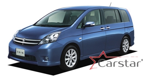 Двухслойные коврики EVA для Toyota Isis пр.руль 3 ряда (2004-2011)