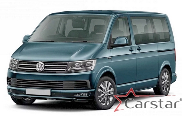 Двухслойные коврики EVA для Volkswagen Multivan T6 (2015-2020)