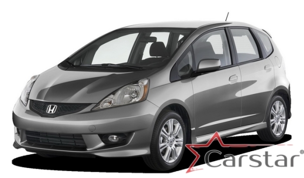 Автомобильные коврики EVA 3D для Honda Fit II пр.руль (2007-2014)