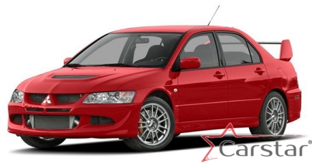 Автомобильные коврики EVA 3D для Mitsubishi Lancer Evolution VIII (2003-2005) 