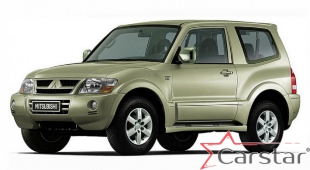 Автомобильные коврики EVA 3D для Mitsubishi Pajero III 3D (2000-2006)