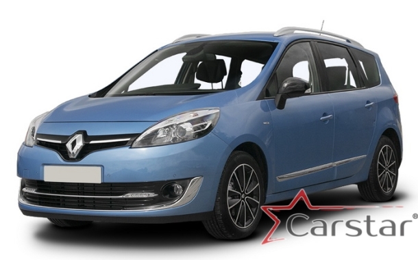 Автомобильные коврики EVA 3D для Renault Scenic III Grand 3 ряда (2010-2016)