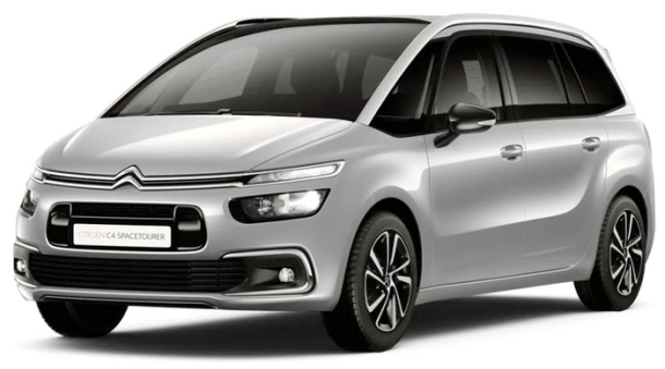 Автомобильные коврики EVA 3D для Citroen C4 SpaceTourer 3ряда (2018-2022)